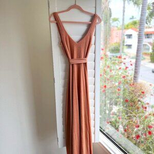 Show Me Your MuMu "Jenn" dress in Golden Coral size Small NWT